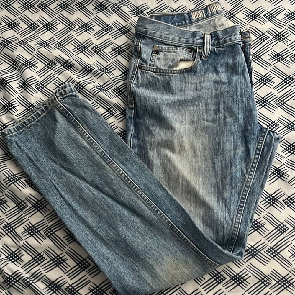 Denim free world pants